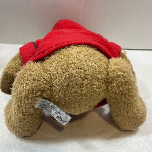 Cute Russ Sitting Baby Fraserbear 2005 Brown w/Red Jacket - Picture 7 of 13